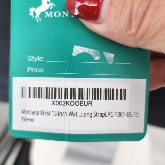 MONTANA WEST Navy 15" Waterproof Laptop Bag & Pouch NWT - Picture 6 of 9